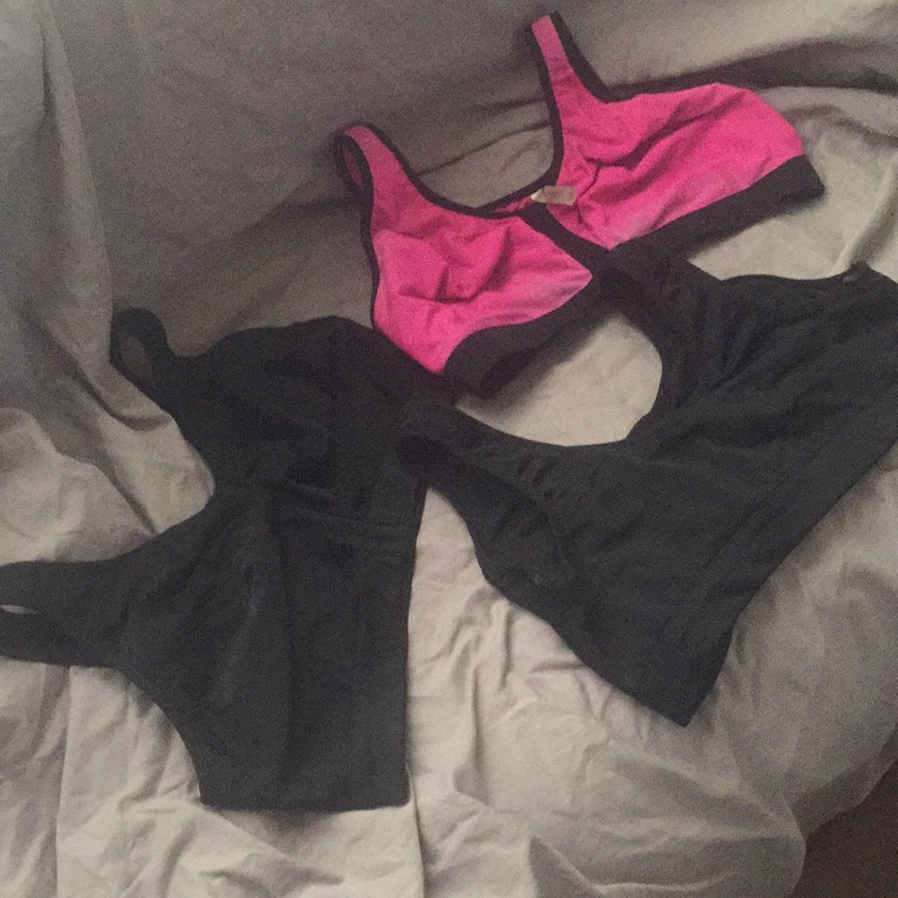 3 Lane Bryant Sports Bras - 44DD - Front Clasps